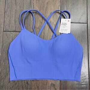 Lululemon NWT Like a Cloud Ribbed Longline Bra B/C Cup Wild Indigo